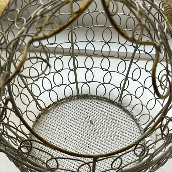 Vintage Hen Egg Basket Decorative Farmhouse Piece indoor outdoor - Picture 8 of 8